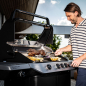 Preview: Rösle Drehspieß BlazeFlame Master für 3 & 4 mit grillfleisch bestückt